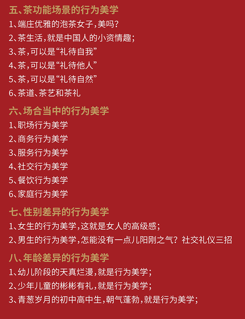 王新老師新書《重新定義禮儀培訓師》視頻書課程目錄